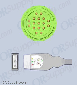 Siemens ECG Cable, 3-Lead IEC