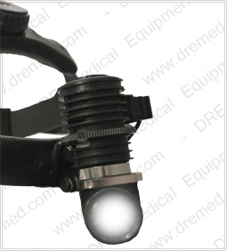 DRE Xavier C3 Headlight with Light On