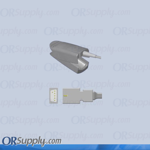 Critikon Compatible SpO2 Finger Sensor with Large Reusable Finger Probe (3 Feet, Indirect)