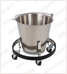 Clinton Stainless Steel Kick Bucket and Frame - SS-160