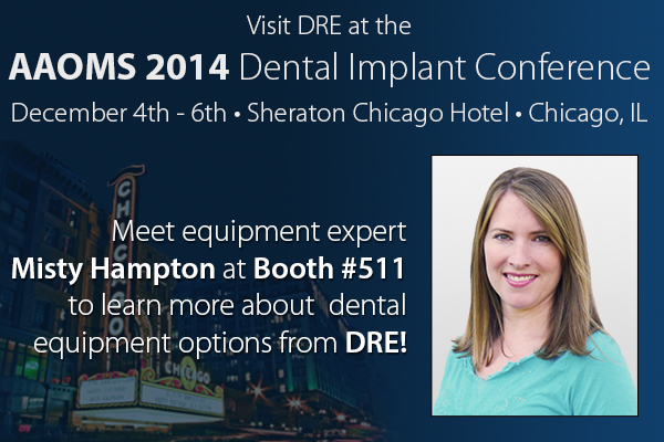 Meet equipment expert Misty Hampton at booth #511 to learn more about dental equipment options from DRE!