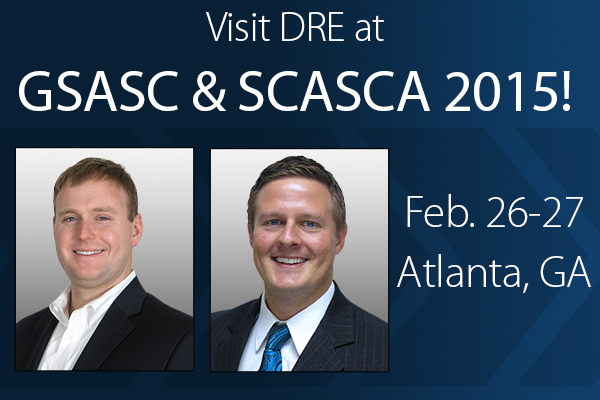 Visit DRE at GSASC & SCASCA 2015! Feb. 26-27 Atlanta, GA